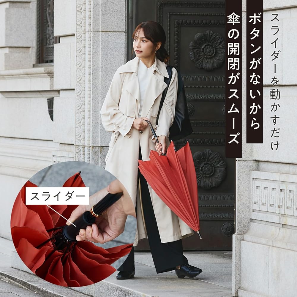 マーナ Shupattoアンブレラ Plus 58cm シュパット 傘　オレンジ marna Shupatto アンブレラ Plus(58cm シチリアオレンジ